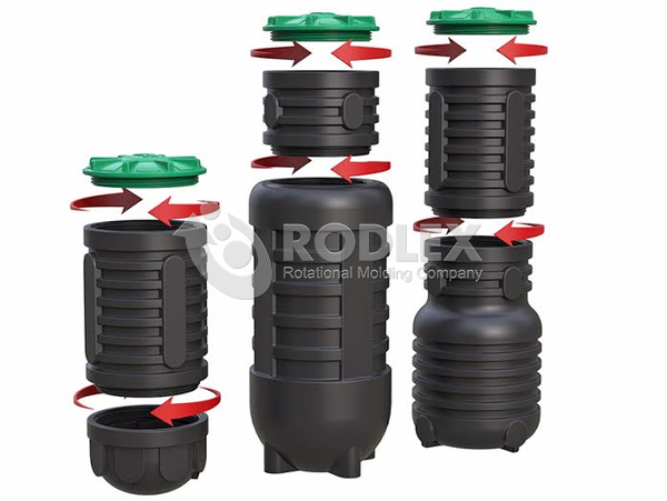 Коллекторные колодцы RODLEX® пластиковые дренажные и канализационные
