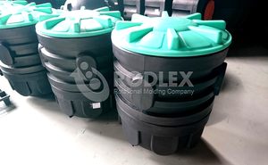 Колодцы канализационные безлотковые R1 пластиковые Rodlex